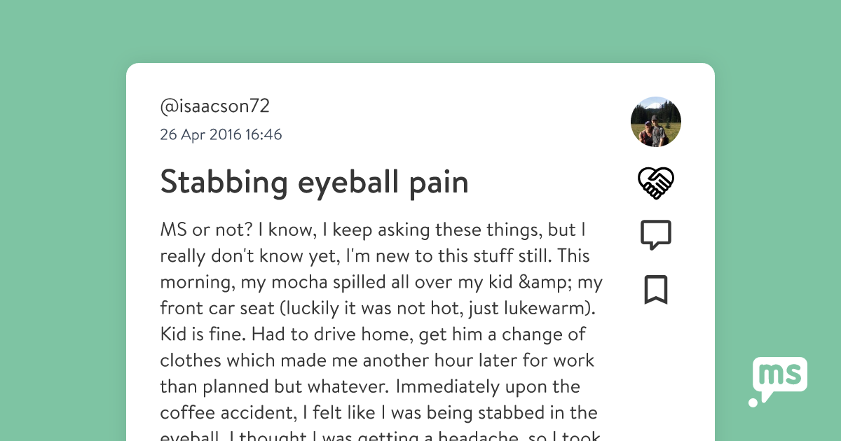 @Stabbing eyeball pain on Shift.ms